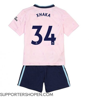 Arsenal Granit Xhaka #34 Tredje tröja Barn 2022-23 Kortärmad (+ korta byxor)